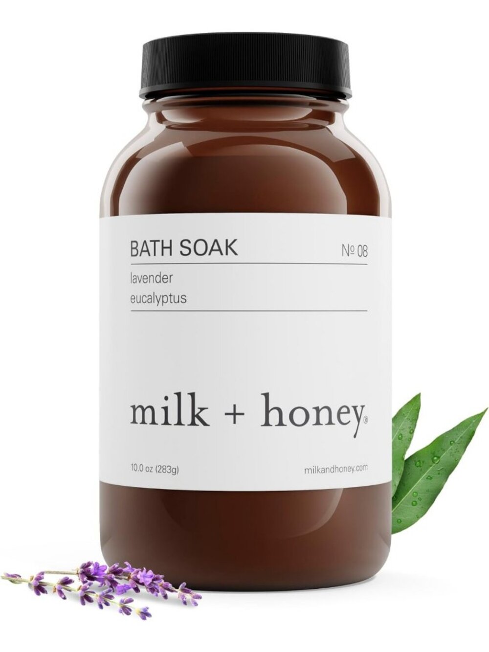 Relaxing Lavender Eucalyptus Bath Soak - Epsom Salt, 10oz Spa Essential